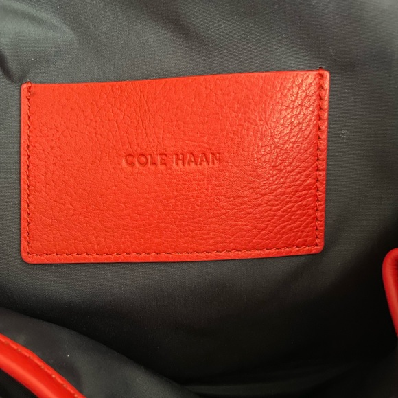 GUC Cole Haan Red Leather Bag - Picture 5 of 8